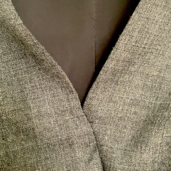 J Crew Gray Sleeveless Wool Sheath Dress. Size OP - Picture 5 of 12